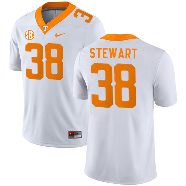 Men #38 Andre Stewart Tennessee Volunteers College Football Jerseys Stitched-White